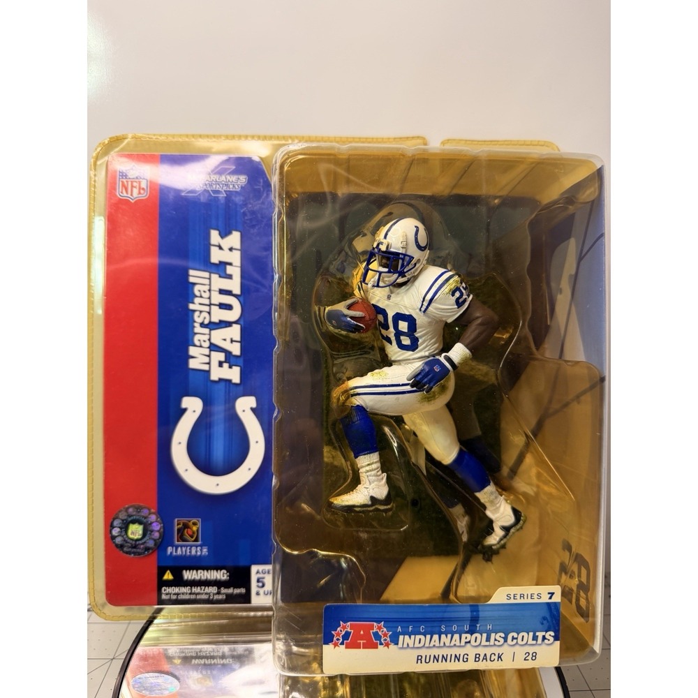 McFarlane Toys NFL Series 7 Indianapolis Colts Marshall Faulk Running Back #28